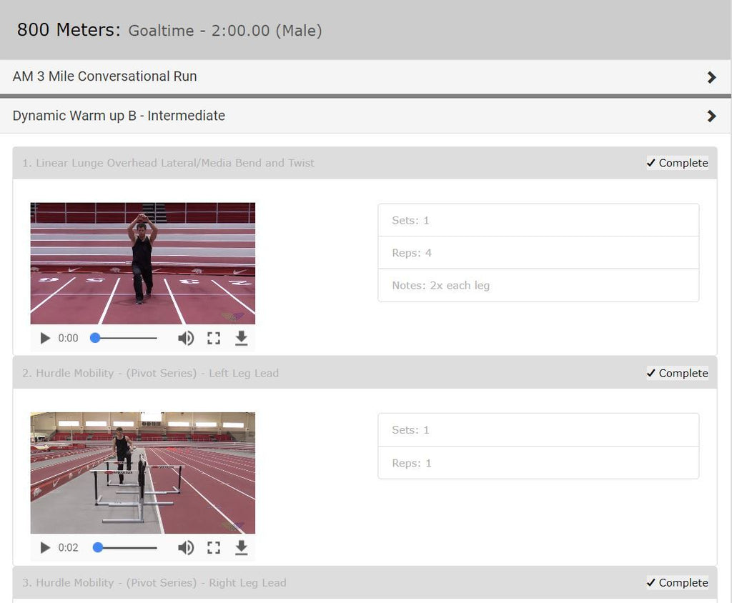 800 Meters